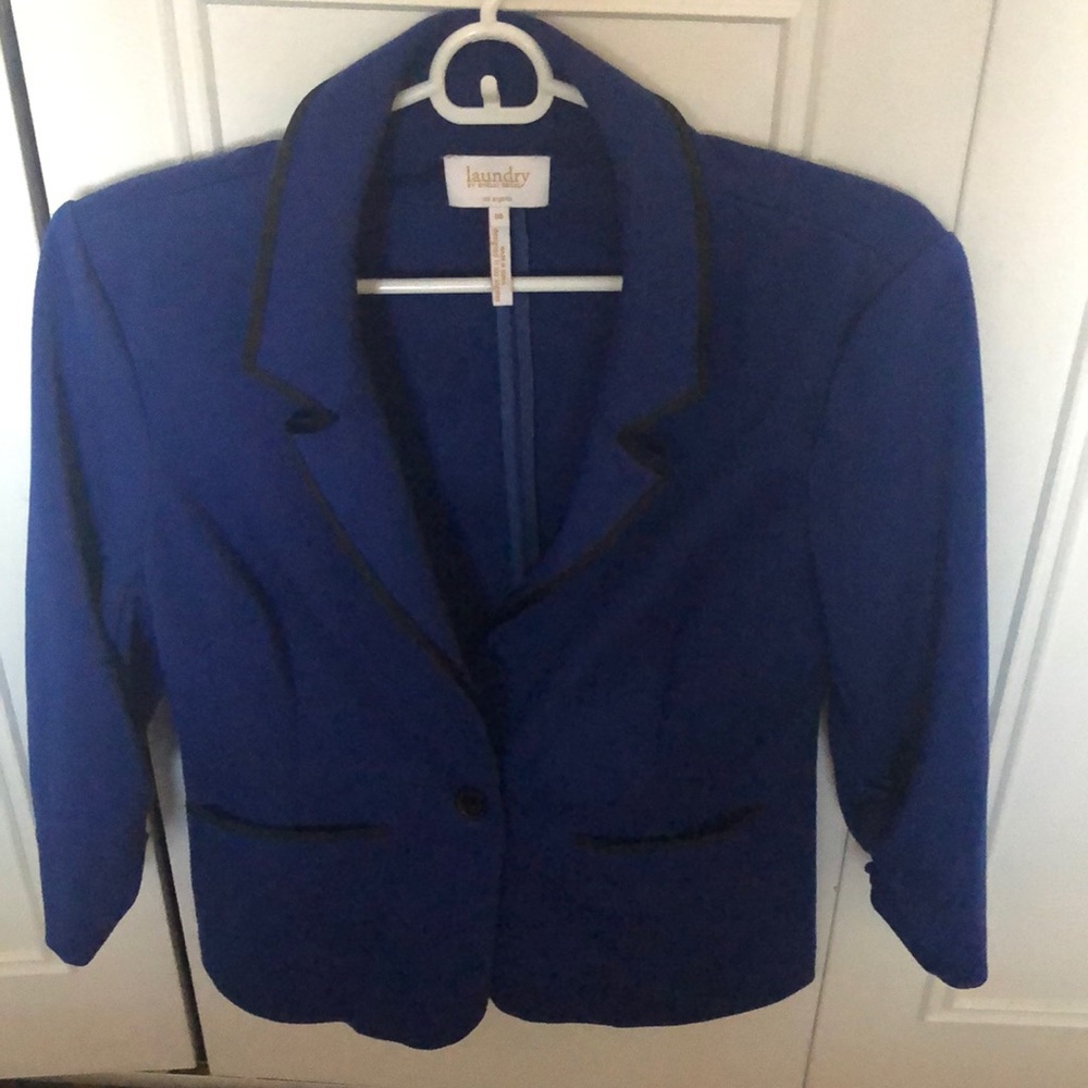Laundry by Shelli Segal Royal Blue Blazer